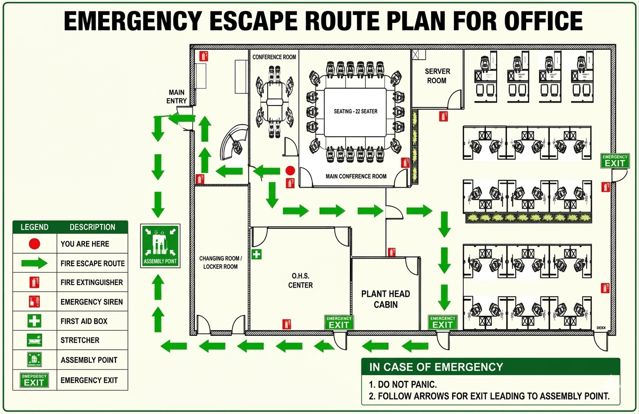 Emergency Assembly Muster Plan